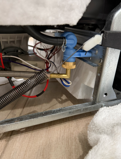 Leak detection and connect dishwasher