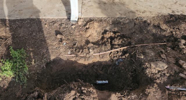 Galvanized waterline investigation