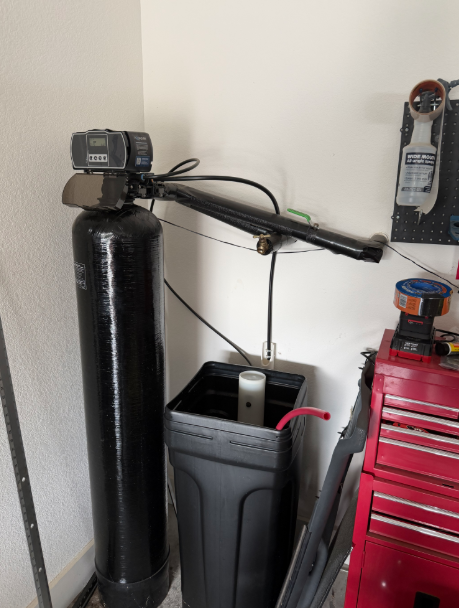 Diagnosing water softener
