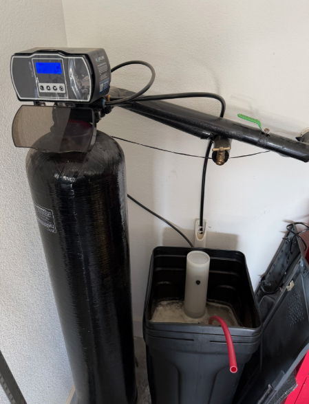 Diagnosing water softener