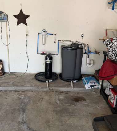 Round Rock, TX - Install customer supplied water softener