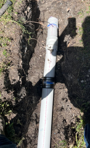 Pflugerville, TX - Sewer mainline spot repair