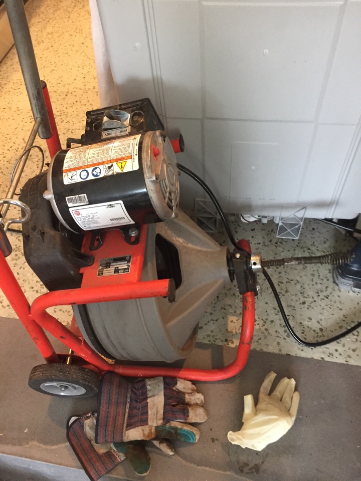 Kitchen drain line clogged