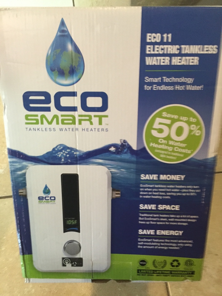 Install tankless water heater