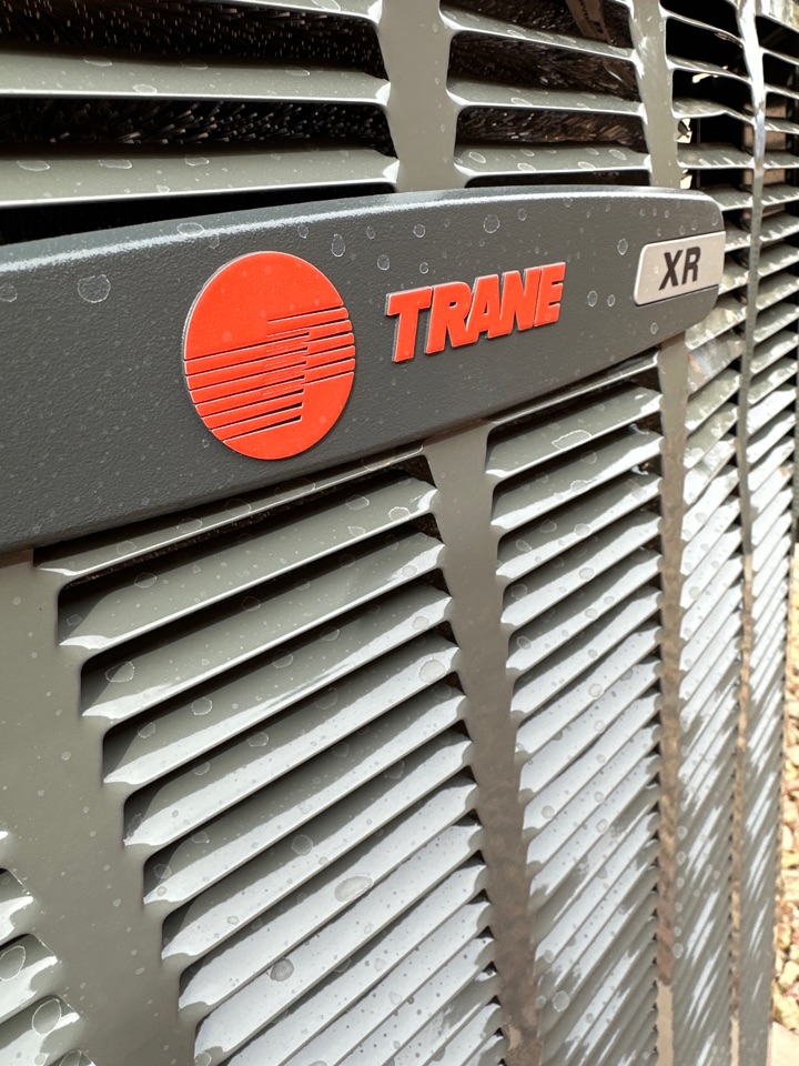 Whoa! It can get really chilly here in East Las Vegas, Nevada! We just finished installing 2 complete Trane air conditioning systems. This customer will surely be sleeping comfortable tonight! 