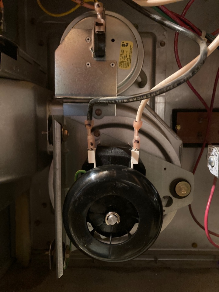 Inducer motor replaced in lone mountain Las Vegas Nevada 