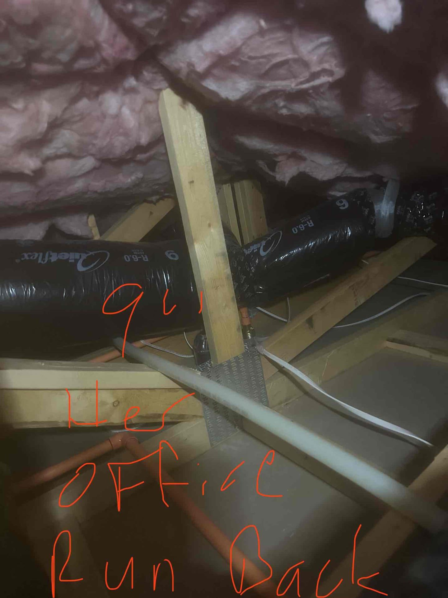 Site visit for duct mod