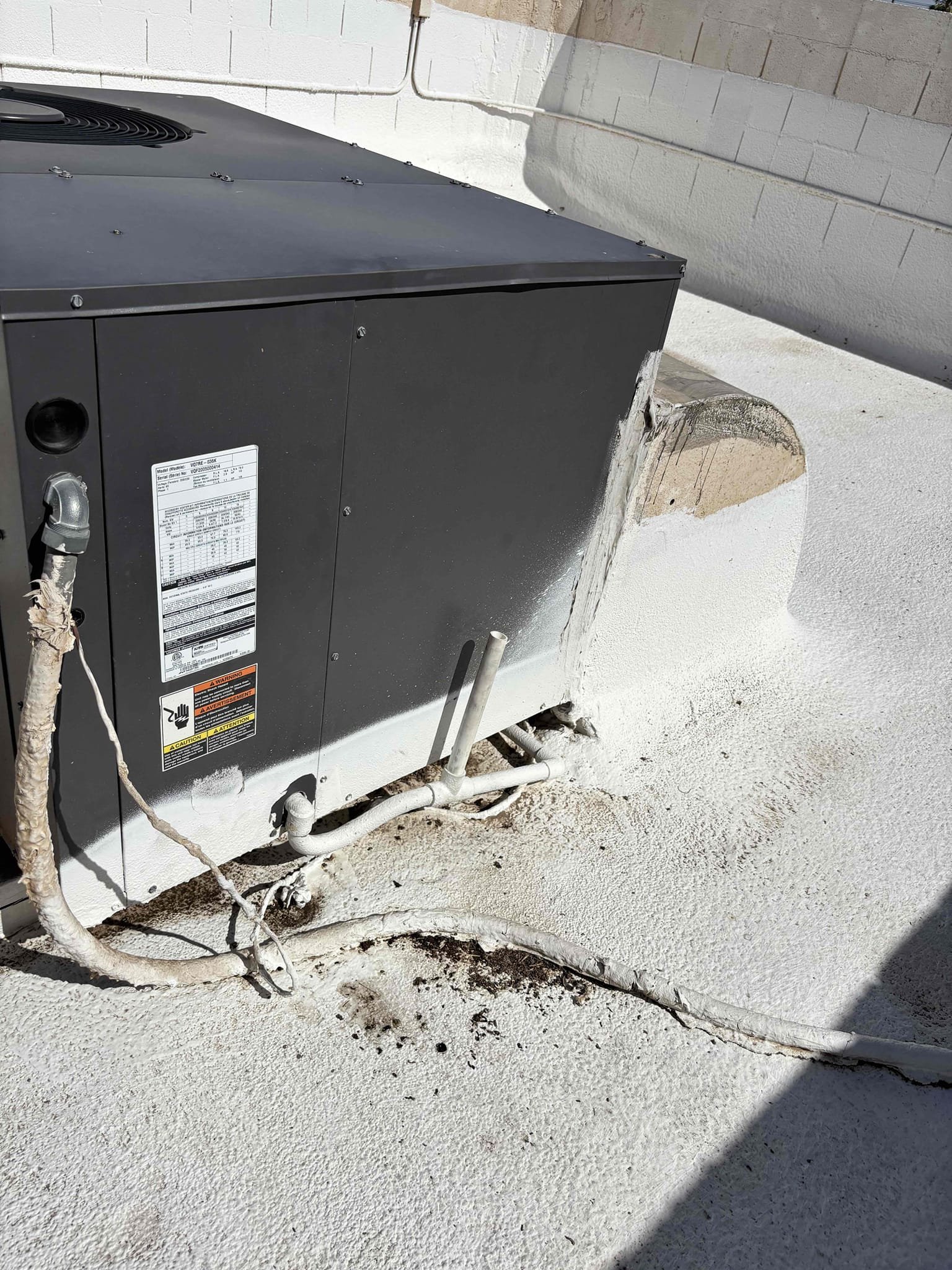 I found ac systems condensation line was clogged. I cleared line and verified drainage. Would recommend having systems on maintenance plan to keep up operations.