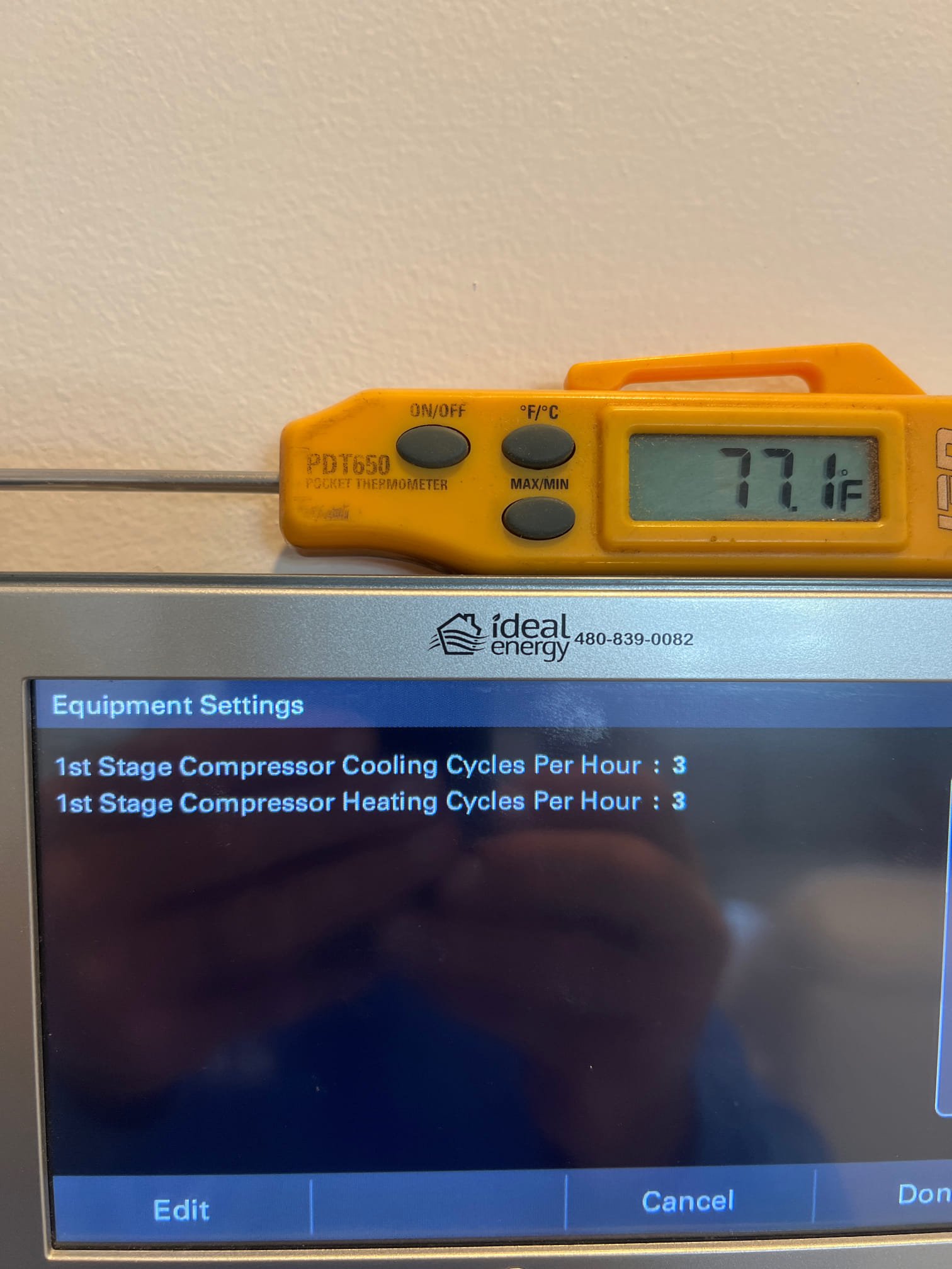 I checked over the zoning system. I found the dampers operate properly. I went through the menu on the comfort control. I found that the toggle for applied to all zones was on on, and I selected cooling and went through the zones and found all the zones said cooling except the master bedroom indicated heating. I did a hard Reboot of the thermostat and this problem reappeared. The comfort control is bad. 