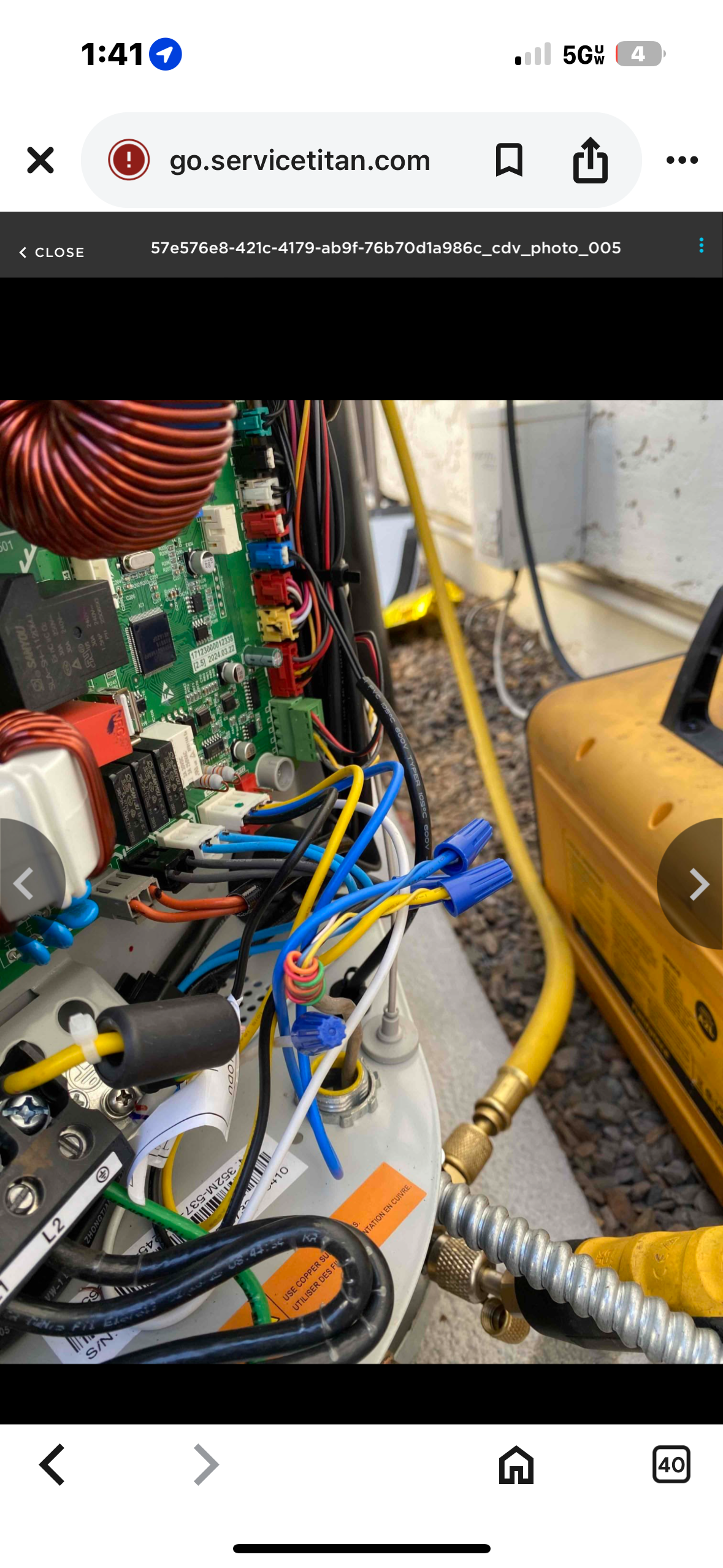 HVAC install Bosch AC in Gilbert with duct modifications