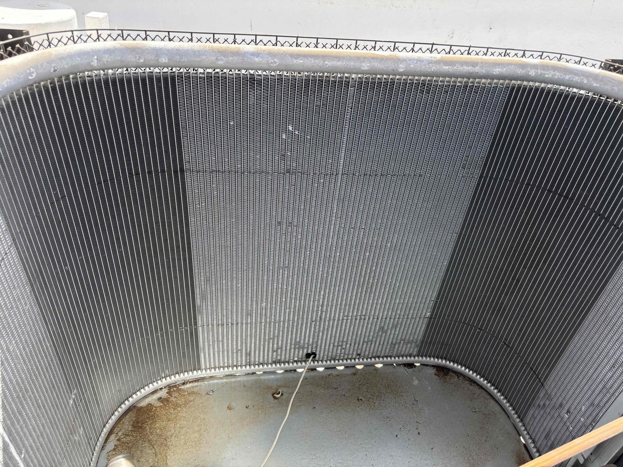 I cleaned and flushed indoor evaporator coil, I also gave outdoor condenser coil a thorough rinse. After cleaning coils I poured 1 gallon through condensation drain and verified good drainage. System is now draining fine at this time.