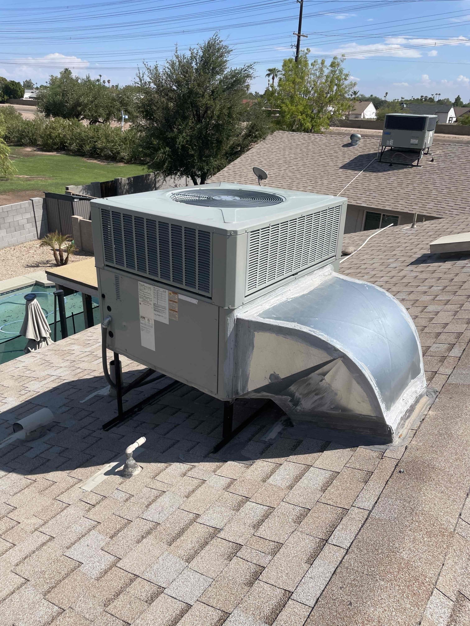 Condensation P-trap & drain vent installation
Install new PVC P-trap with vent T
Connect to existing drain line or if package unit run new PVC off roof
Includes clearing of drain line and testing to ensure water drains outside properly
Ensure drain line has proper pitch of 1/4" of fall per foot