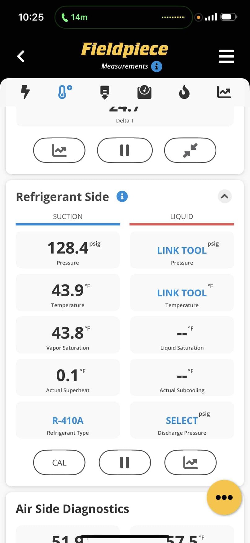 I found equipment to be operating properly, I also noticed tin style garage door is facing south western. I set fan speed to a constant medium low, and set vanes to auto. System is operating fine at this time.