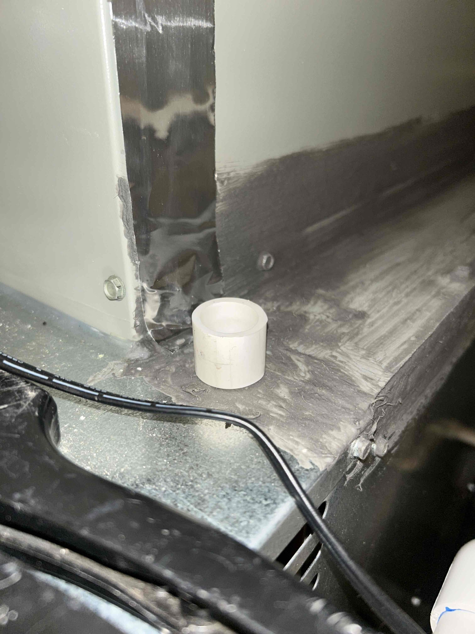 Repaired drain line (cut off 2” of pvc)
Replaced thermostat with T6 (no T4 on truck)
