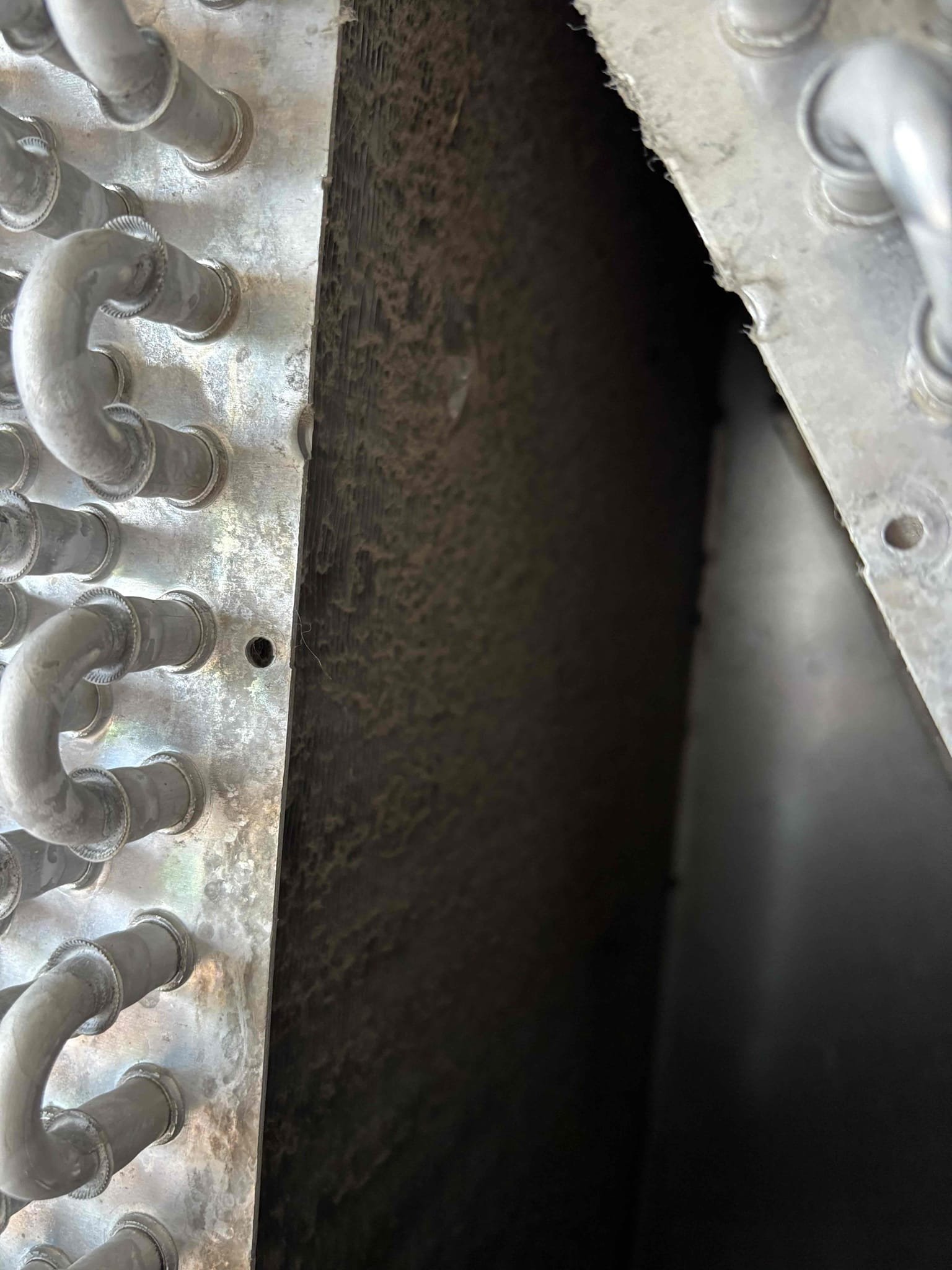 I cleaned indoor evaporator coil, sealed and insulated. Equipment is in good condition at this time.