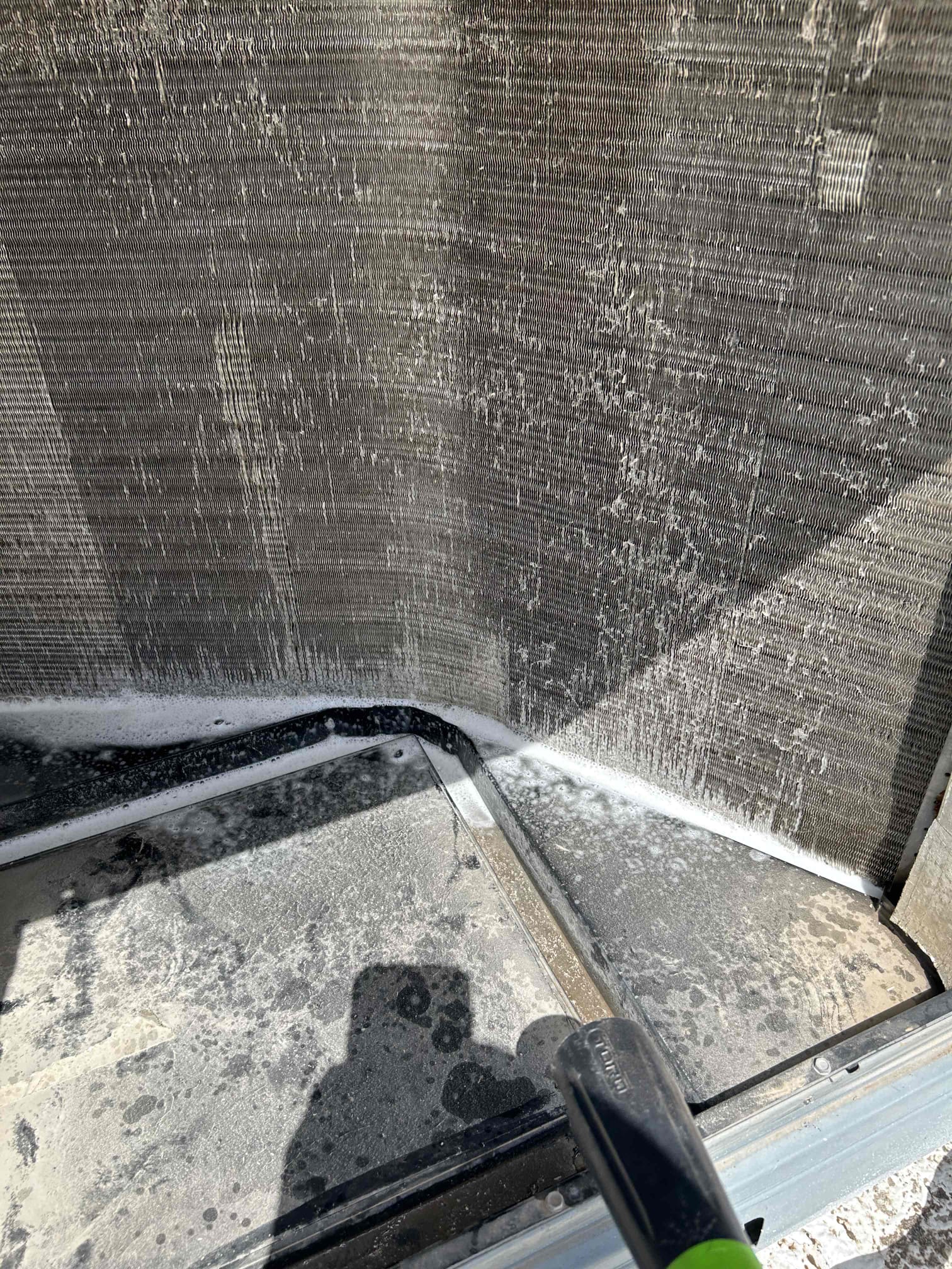 Arrived to home
Beth left for doctors appt
Checked unit
Was running upon arrival
System 100% frozen over
Manual defrost system to complete diagnostic
Found compressor inrush amps elevated
Dirty coils
Burnt Contactor
Drain unable to drain properly


Easy start
Contactor 
Drain flush
System cleaning 