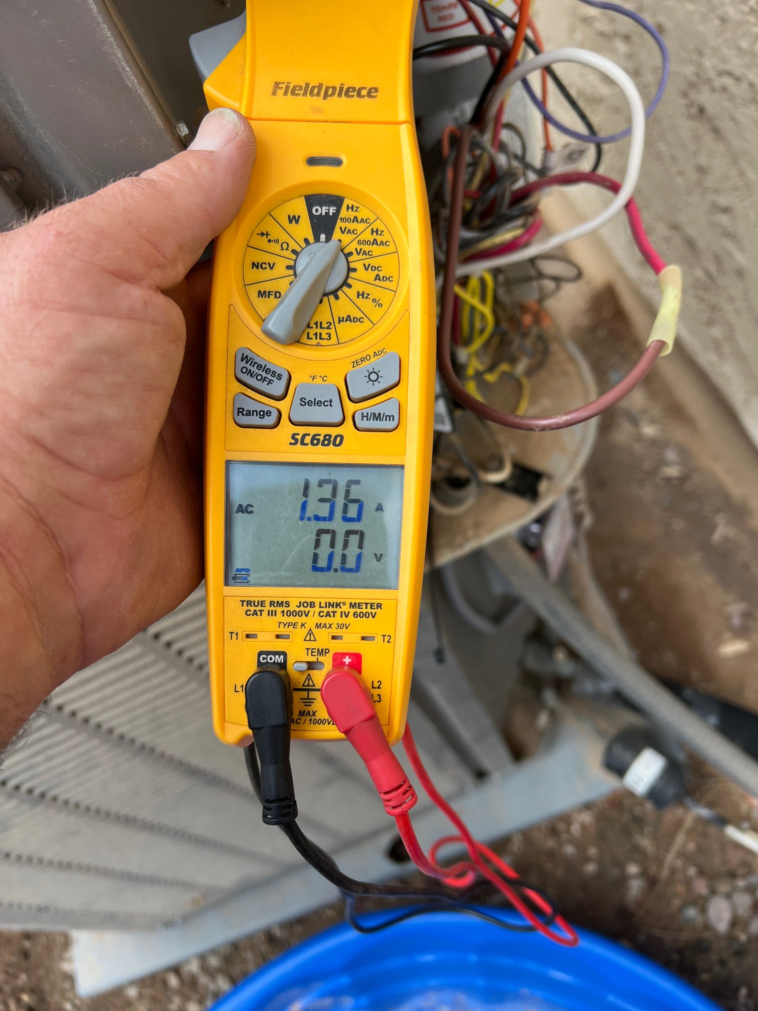 The unit had a bad capacitor for the compressor. I replaced the capacitor and installed an inrush kit to provide compressor delay relay for the single stage system on three zones. The unit is operating properly at this time.

Micro-Air FLEX: The most advanced & effective soft starter for all A/C applications
4-part start ramp sequence that is self-optimizing, resulting in the lowest possible start-up current.
Start current reduction of up to 75% of a compressor's LRA
Reduces blinking of lights when A/C starts at home
Improves compressor start up and prolongs life of system
UL listed with waterproof enclosure
Non Members: 90 day parts + labor warranty on all repairs
Cool home members: 2 year parts + labor warranty on all repairs