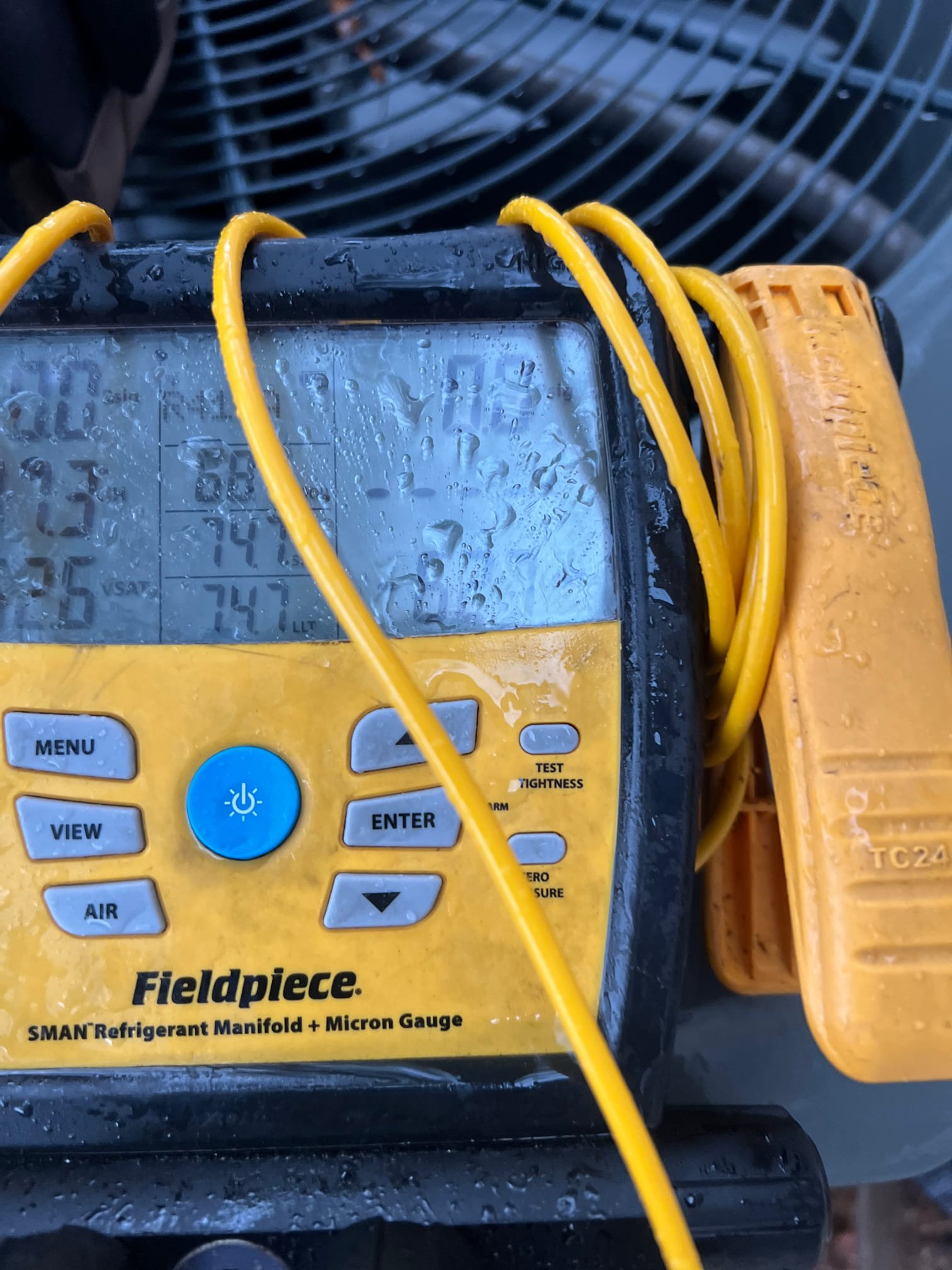 The unit is completely flat on charge. I cannot do a leak search or work on the unit. There’s a lightning storm in the unit is next to a power pole . Will need to reschedule.

I found the unit had a leak at the TXV and is not repairable. The indoor coil is excessively dirty and would need to be removed from the cabinet to properly clean. The outdoor coil is dirty as well. The whole indoor cabinet is very dirty along with the blower motor. Recommended replacing the system due to being mismatched to the outdoor unit and the scope of repairs 