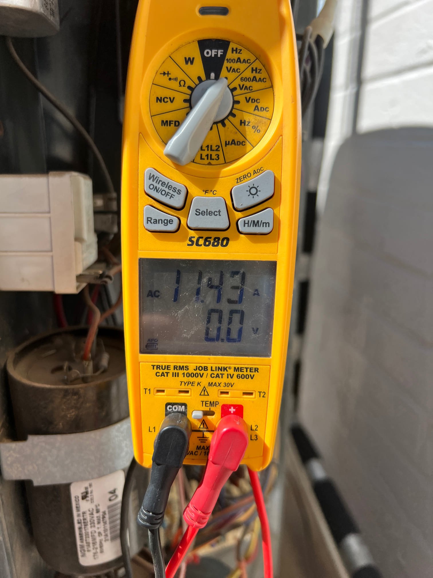 The unit has a leak in the indoor coil. Due to the age and price of repairs recommend replacing the system.