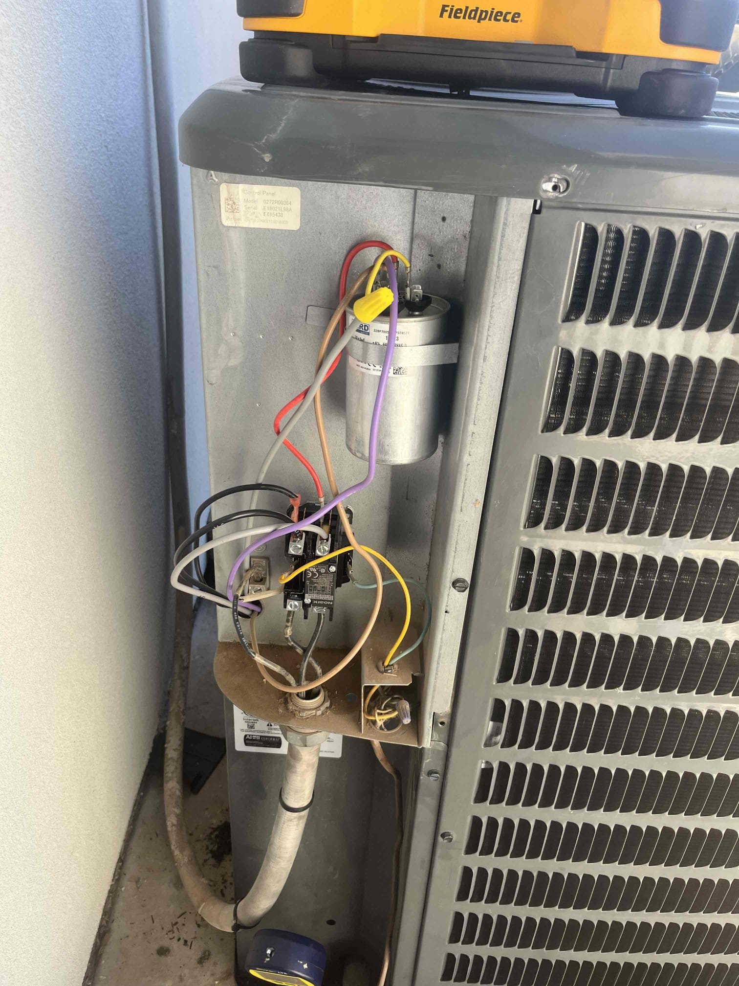 Replace Condenser Coil: Part under warranty
Remove leaky damaged coil and pump down refrigerant into out door unit
Install new OEM coil + filter drier and purge with Nitrogen while brazing
Complete leak test with Nitrogen to 500 PSI
Evacuate system to below 500 Microns
Check charge and add refrigerant as needed. If R-22 system add refrigerant charge
Record super heat, subcool and temperature split
Non Members: 90 day parts + labor warranty on all repairs
Cool home members: 2 year parts + labor warranty on all repairs