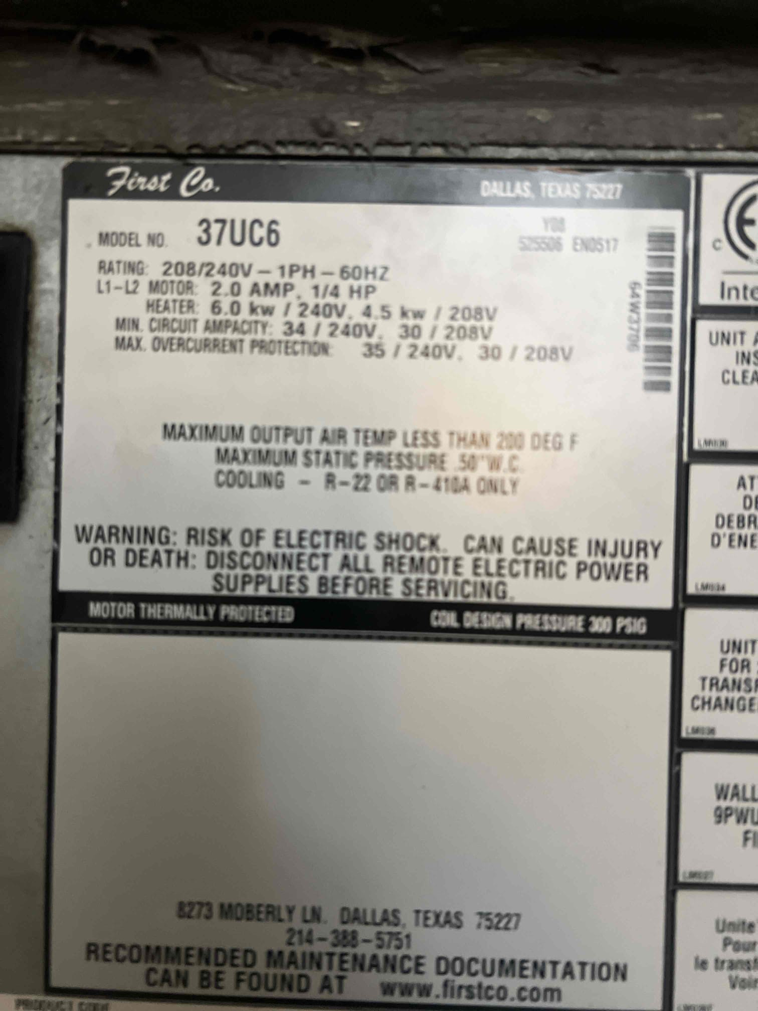 I found the unit low on charge. The king valves were not back seated and seeping Freon.
I back seated the valves in charge the unit back to factory specifications. I cleared the condensate line with a gallo gun as per homeowner request. The unit is operating properly at this time.