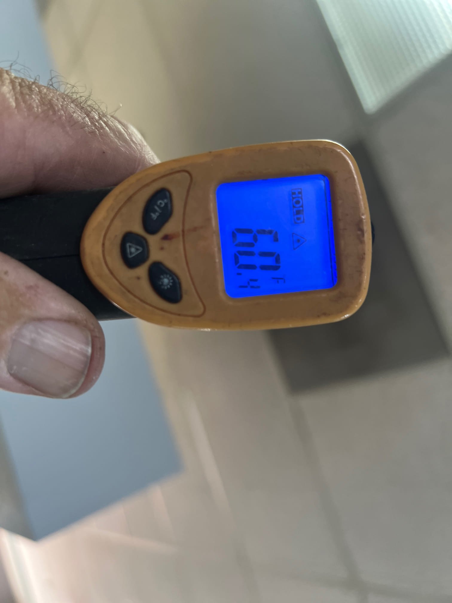 I showed them how to install the batteries into the thermostat and the unit is operating properly now