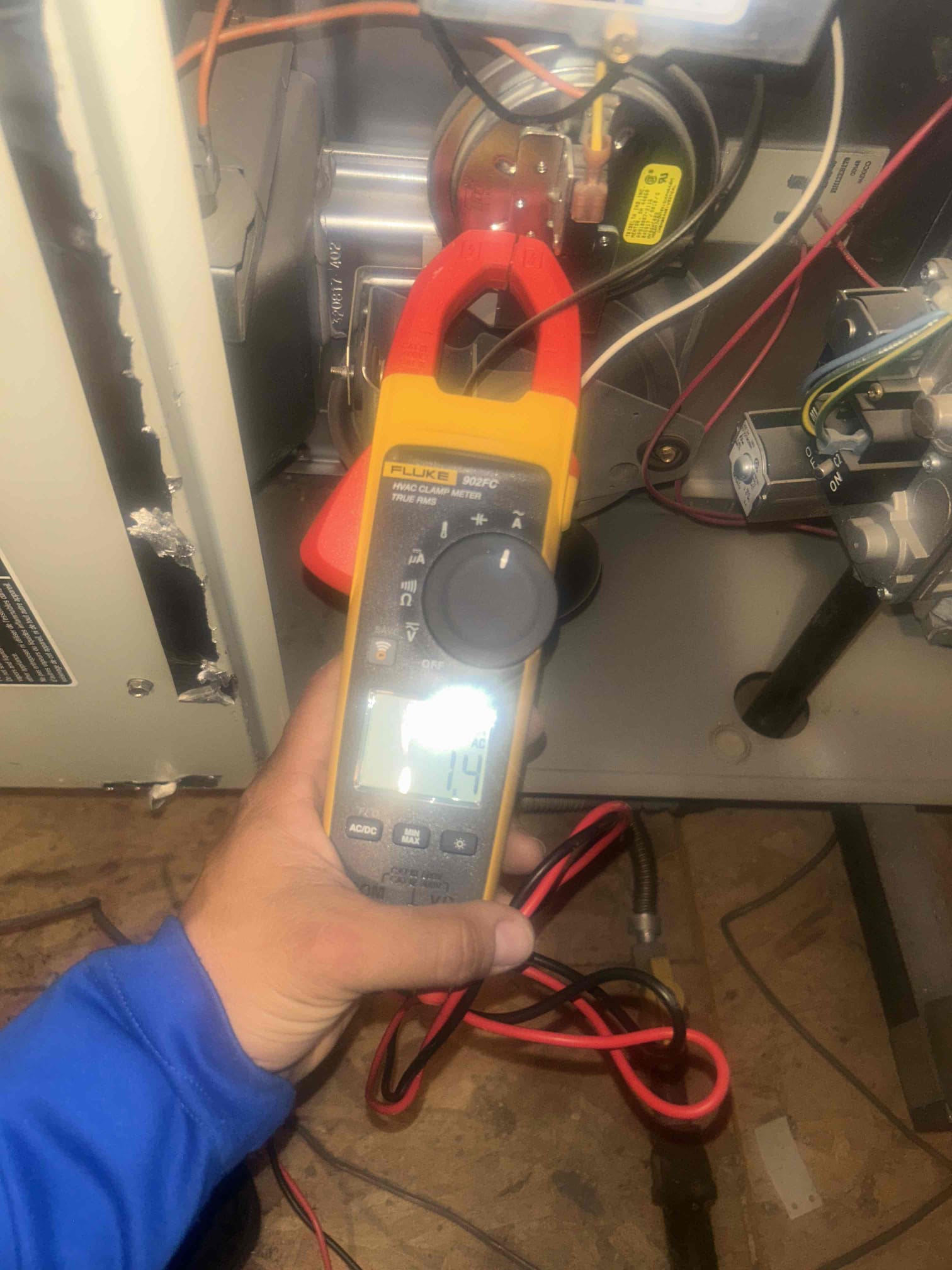 Performed inspection in heating on 2 units. 