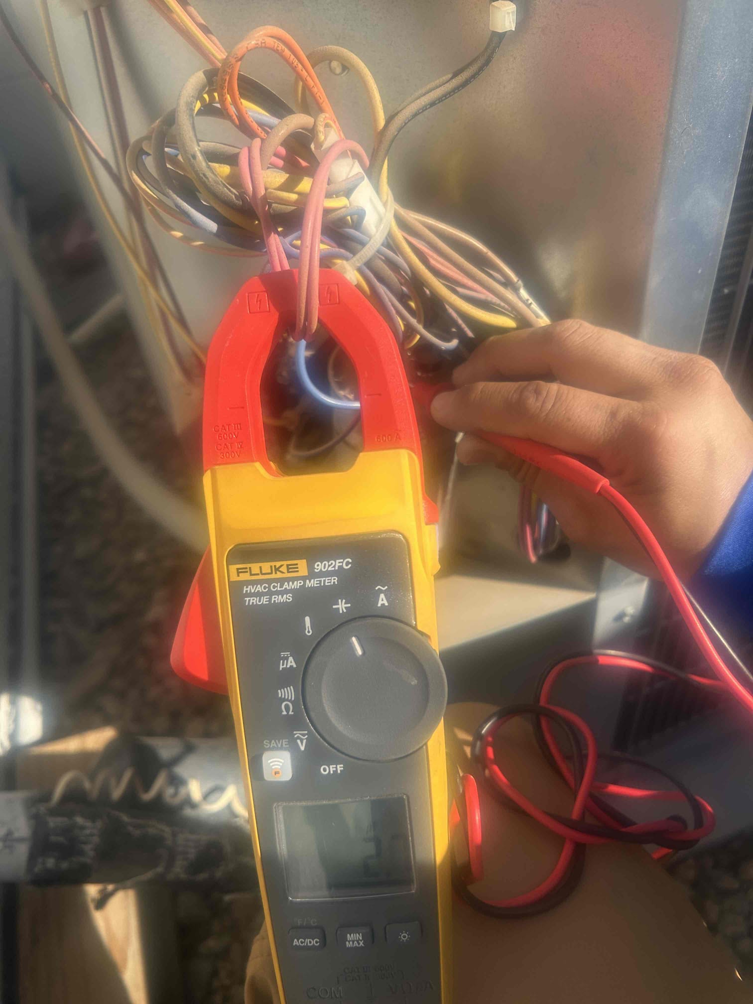 Bearings on the outdoor fan motor are bad. Loud screeching like sound coming from the motor. Also bad dual run capacitor. Homeowner attempted to get approval from home warranty while on site but had no luck. She will reach out us once approval has been confirmed.