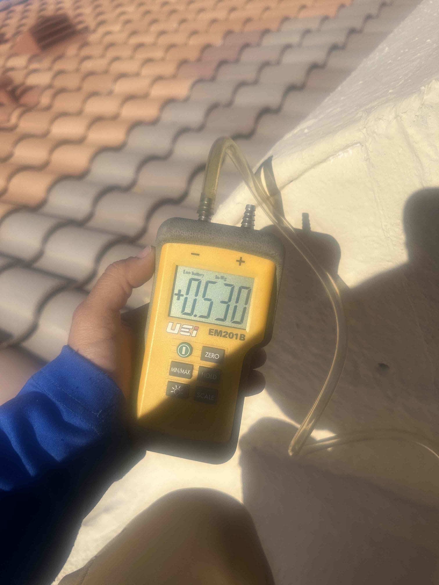 Performed inspection on 1 unit. Found high external statics. Home is not lived in all year only seasonal. Took the time to explain some of the effects it currently has on the unit and long term. At this time it is not of interest to look at the ductwork.