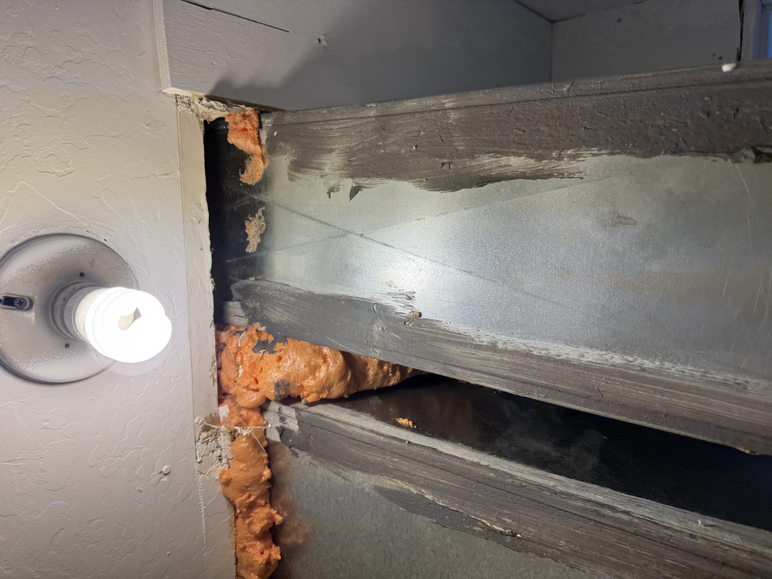 Made sure everything was cleaned up and sealed, made sure metal was smooth for easy access for homeowner and confirmed satisfaction 