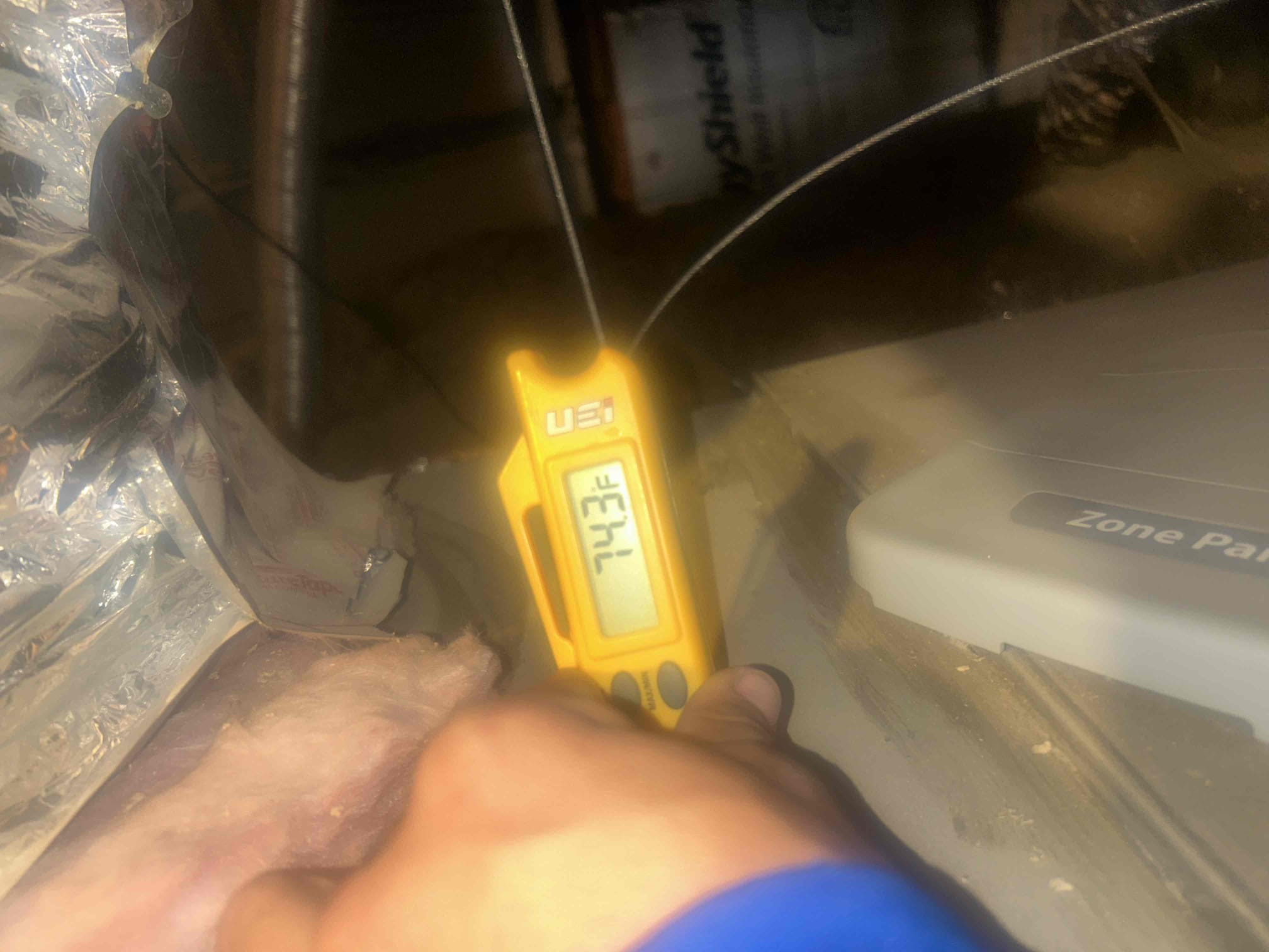 Performed inspection in heating. No issues found at this time.