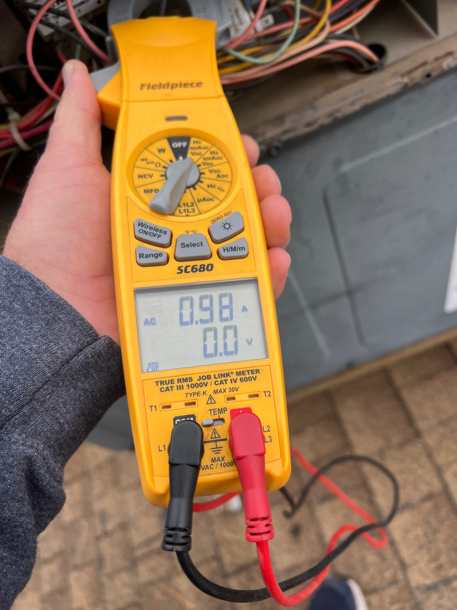 
Performed the membership visit in heating. The unit still has a noisy outdoor fan motor but is operating within an amp range and is spinning freely by hand. The homeowner is going to wait until the motor fails for replacement. I left proposals for the motor.

Platinum Cool Home Membership Visit:
Clean & rinse outdoor coil
Apply UV protectant to outdoor unit (if plastic)
Inspect condensate drain line
System temperature split
Test indoor & outdoor capacitors
Check compressor & fan motors
Inspect control boards
Check electrical connections
Inspect fan blade system
Check system static pressure
Clean or replace filters
Inspect duct connections & insulation levels