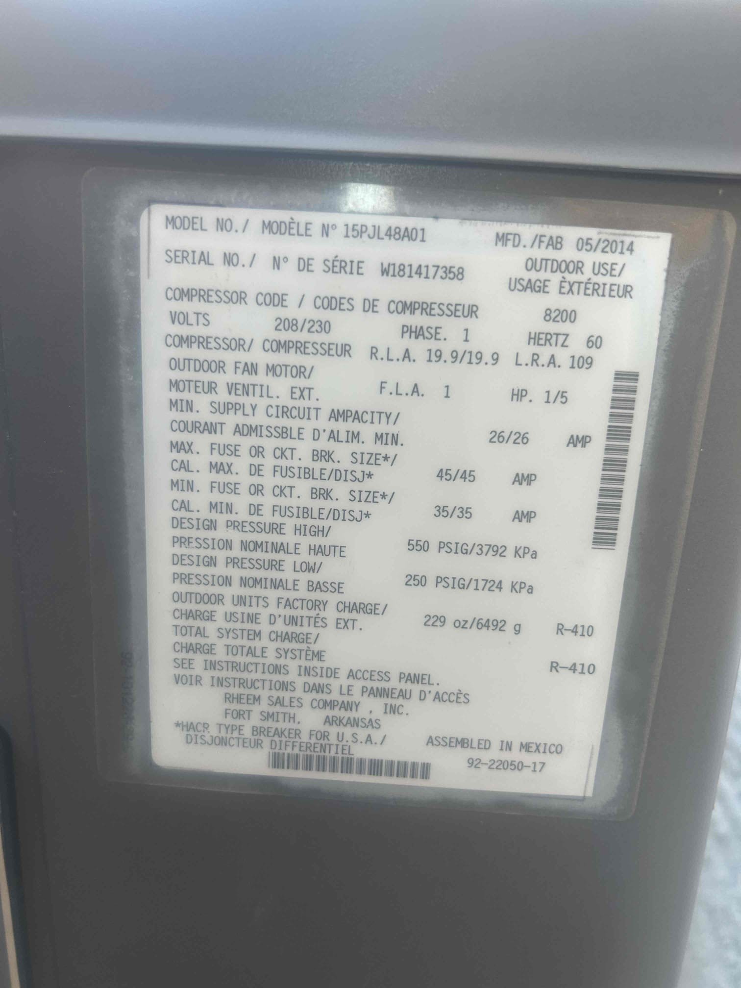 System not heating. Found failed thermostat in heating mode. Thermostat was purchased by homeowner and installed by a different company. System is in need of a new thermostat.