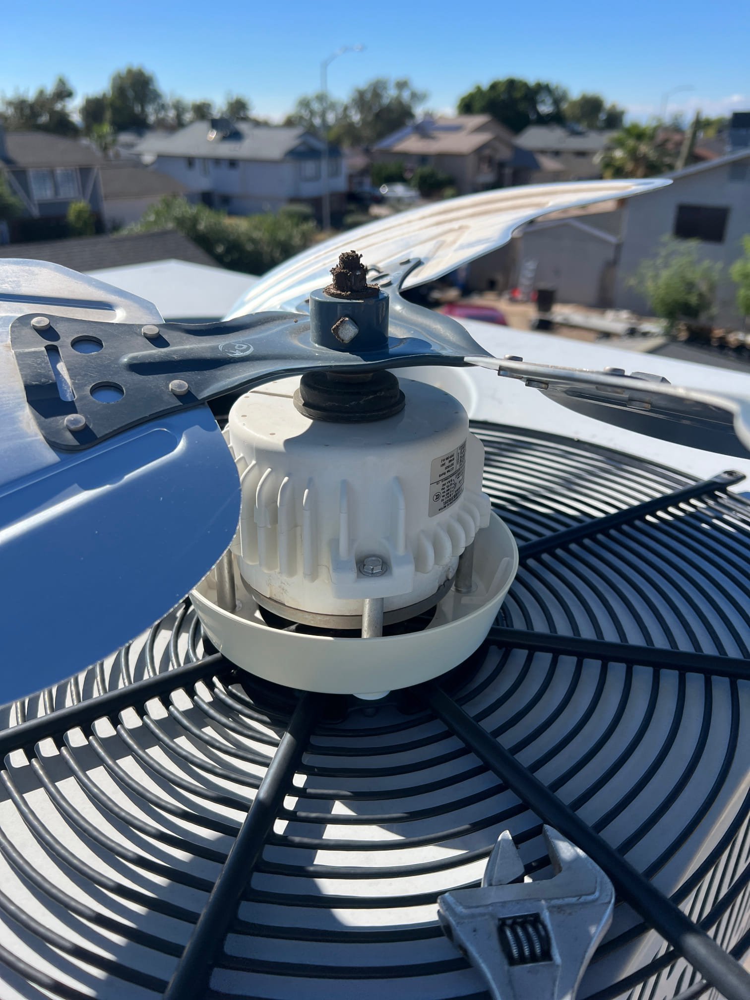 Returned and replaced outdoor fan motor verified operation. The motor and unit is operating quietly now.