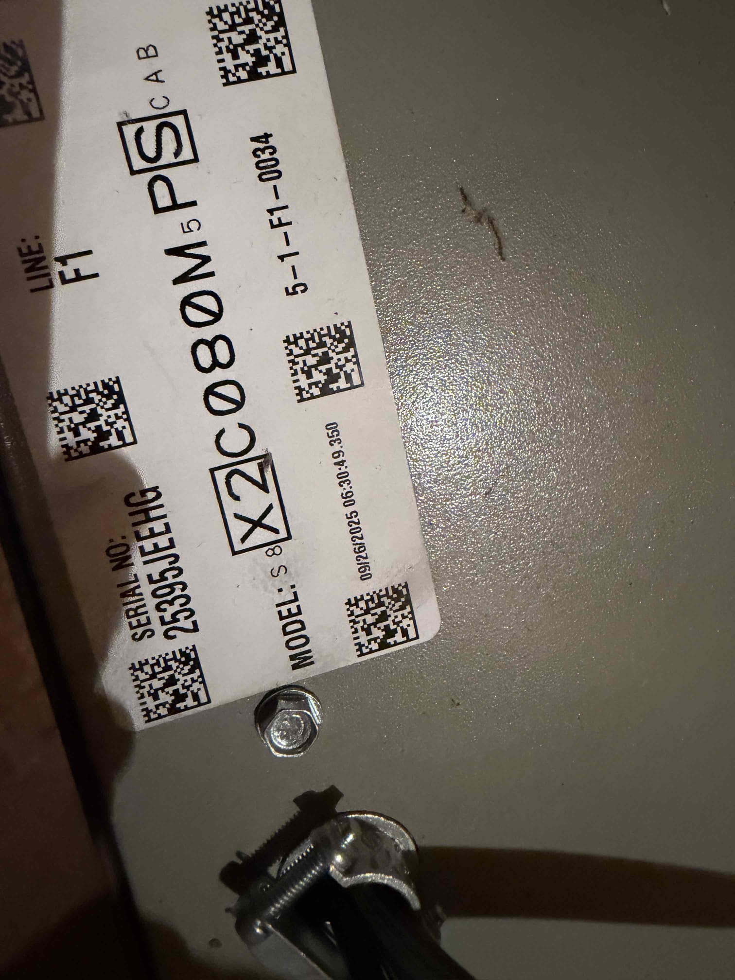 Service. Warranty parts and labor. Replaced reverse flow sensor x2