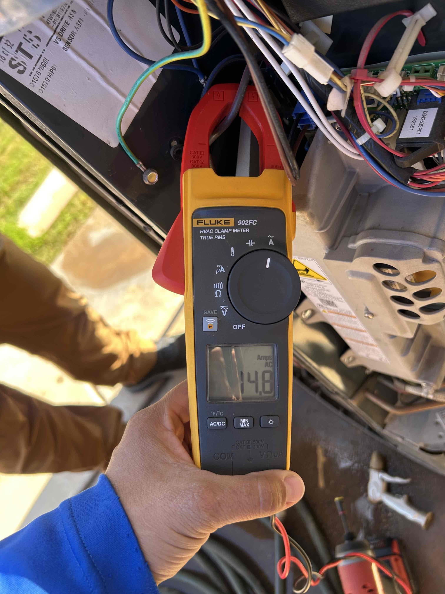 Conducted heating maintenance visit for both units. At this time, both units are operating as they should. Cleaned outdoor coils on condenser units. Mechanically at the condenser at this time, everything is testing great. Up in the air handler for the upstairs unit everything was working great as well. For the downstairs air handler, customer inquired about options for the condensation drain line. He stated earlier in the summer it filled with water. Since then, customer has been blowing out condensation drain line every couple of days. Further inspection showed no blockage in the conversation drain line. Indoor coil was clean as well. Primary drain pan did show some residue. Advised customer that more than likely, there was a blockage in the condensation drain line, but since it was remedied and no signs of flow issue were found he should not need to blow it out every few days. Customer also inquired about a condensation pump . After explaining this to the customer, he decided he want