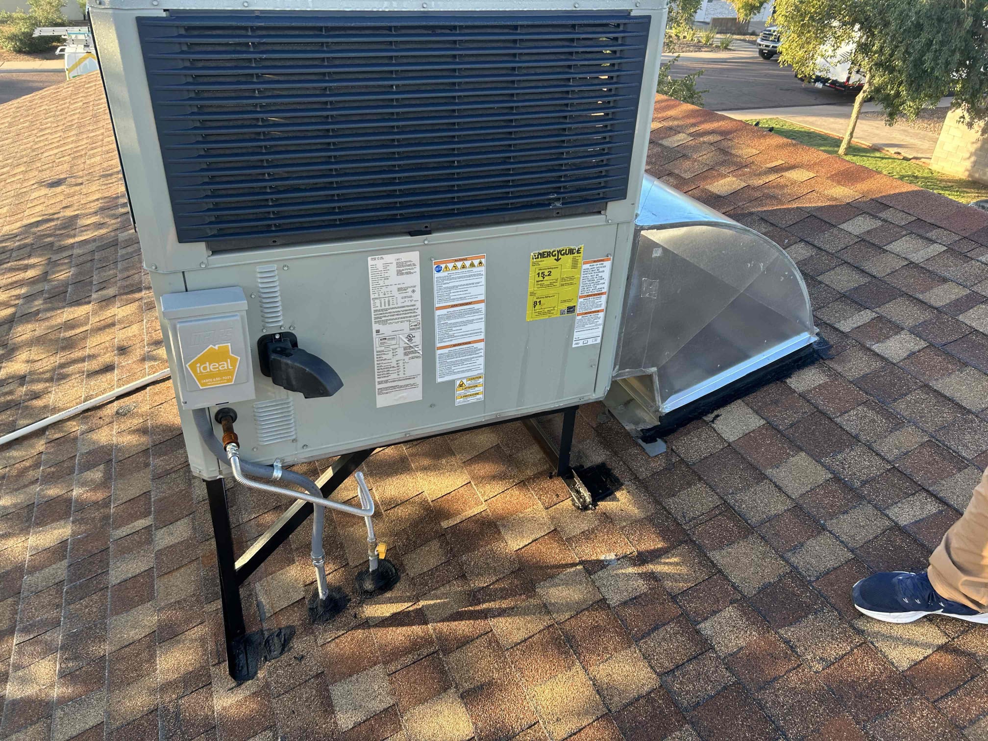 1st Year Cool Membership visit:
Inspect condensate drain line
System temperature split
Test indoor & outdoor capacitors
Check compressor & fan motors
Inspect control boards
Check electrical connections
Inspect fan blade system
Check system static pressure
Clean or replace filters
Inspect duct connections & insulation levels
DESCRIPTION
Preferred Cool Home Membership - 1 System
Includes two maintenance visits per year for 1 system
Front of the line, priority service over everyone else, guaranteed service within 24 hours
Discounted $37 diagnostic fee (versus regular diagnostic fee of $97)
100% of your protection plan goes toward your future system replacement (capped at $1,000)
https://www.idealairaz.com/flipbook/cool-home/?page=1
(0)
