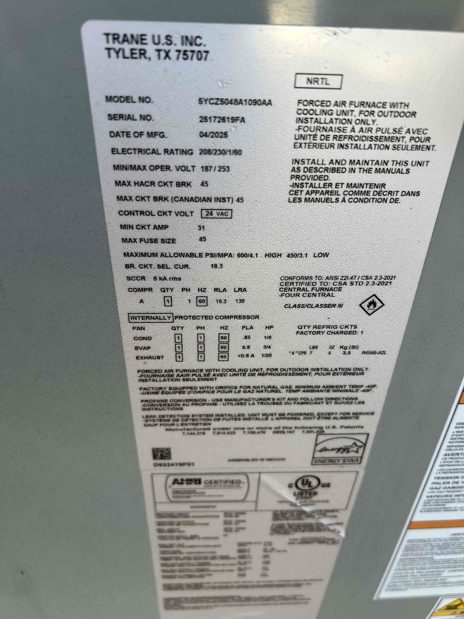 1st Year Cool Membership visit:
Inspect condensate drain line
System temperature split
Test indoor & outdoor capacitors
Check compressor & fan motors
Inspect control boards
Check electrical connections
Inspect fan blade system
Check system static pressure
Clean or replace filters
Inspect duct connections & insulation levels
DESCRIPTION
Preferred Cool Home Membership - 1 System
Includes two maintenance visits per year for 1 system
Front of the line, priority service over everyone else, guaranteed service within 24 hours
Discounted $37 diagnostic fee (versus regular diagnostic fee of $97)
100% of your protection plan goes toward your future system replacement (capped at $1,000)
https://www.idealairaz.com/flipbook/cool-home/?page=1
(0)
