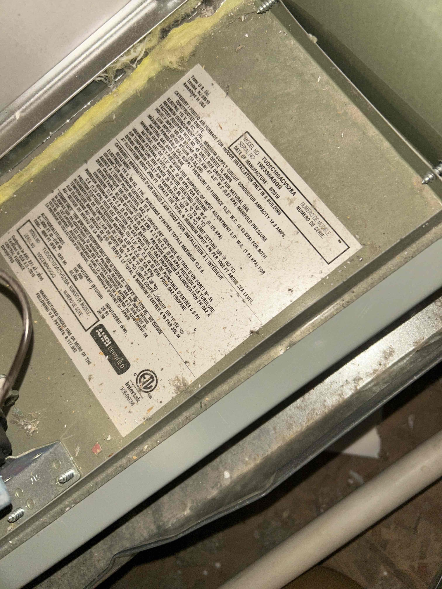 Need to return with parts. Need to be ordered.