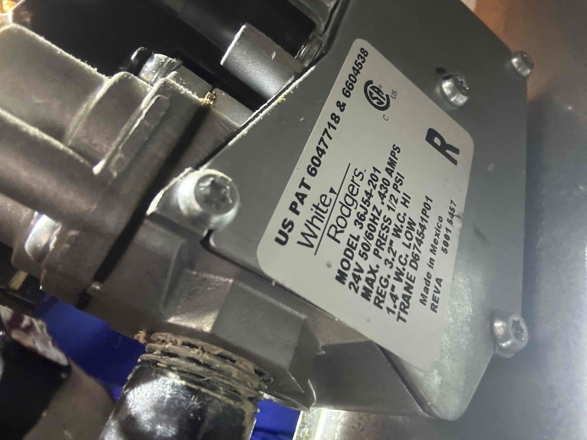 Need to return with parts. Need to be ordered.