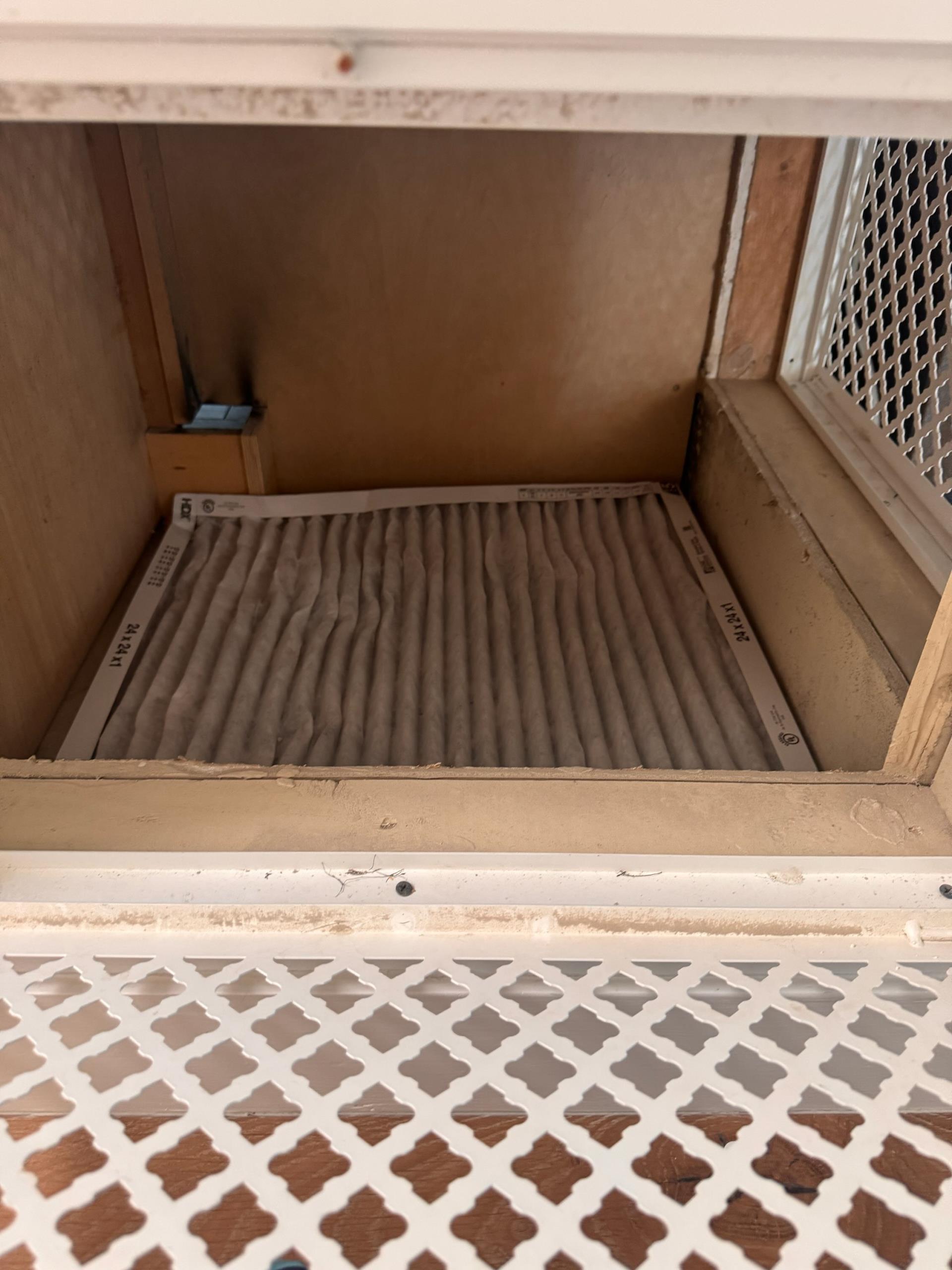 Need to cut drywall in south guest bedroom to gain access to disconnected ducting. 
Professional drywaller for repair