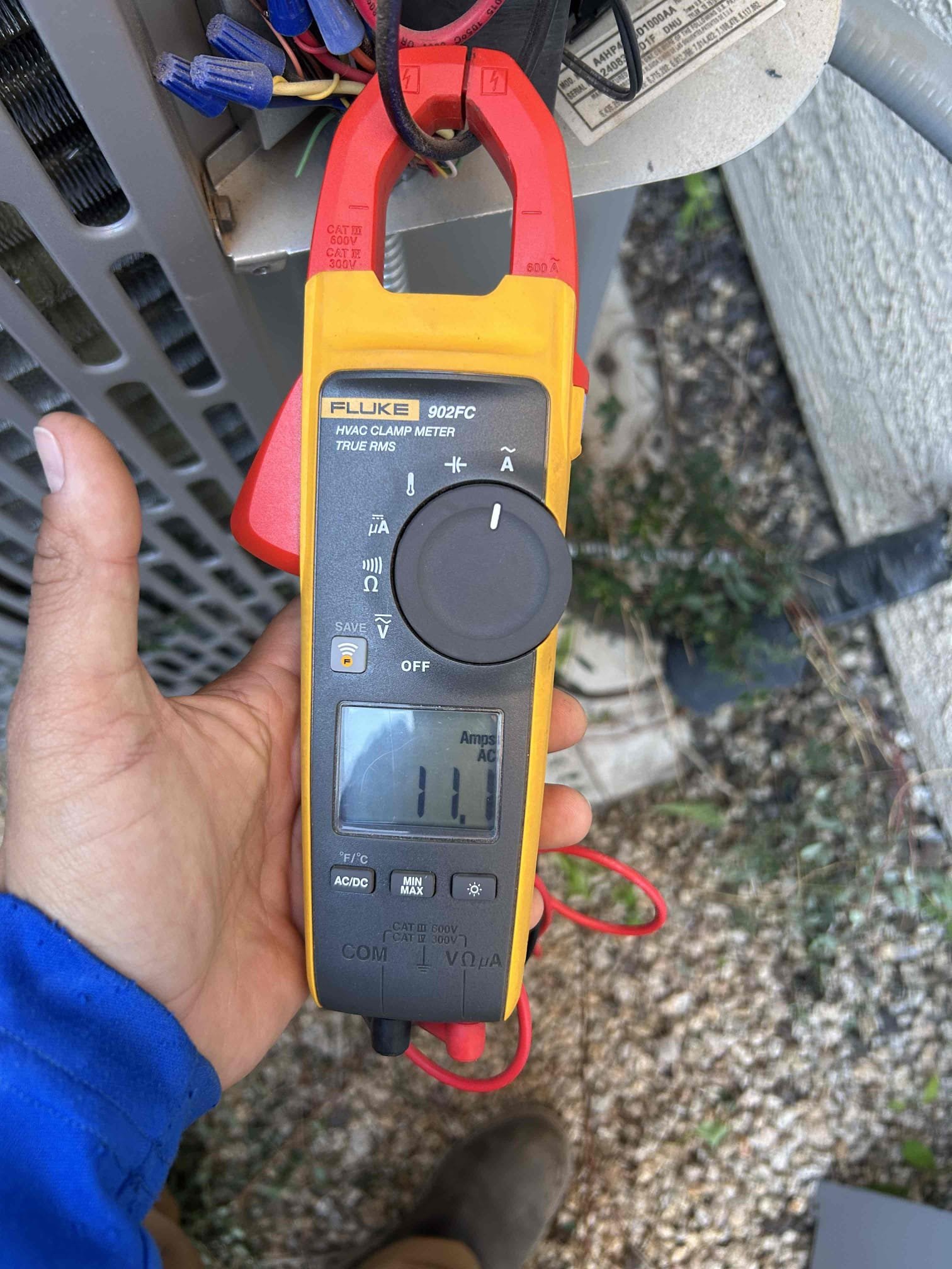 System operating well while on site. Homeowner explained sound and symptoms, by the description it is assusmed that there could have been a drop in voltage that caused the compressor to run in reverse. No issues found at this time. I have recommended the soft inrush kit which also has a delay built in, which will protect the compressor.