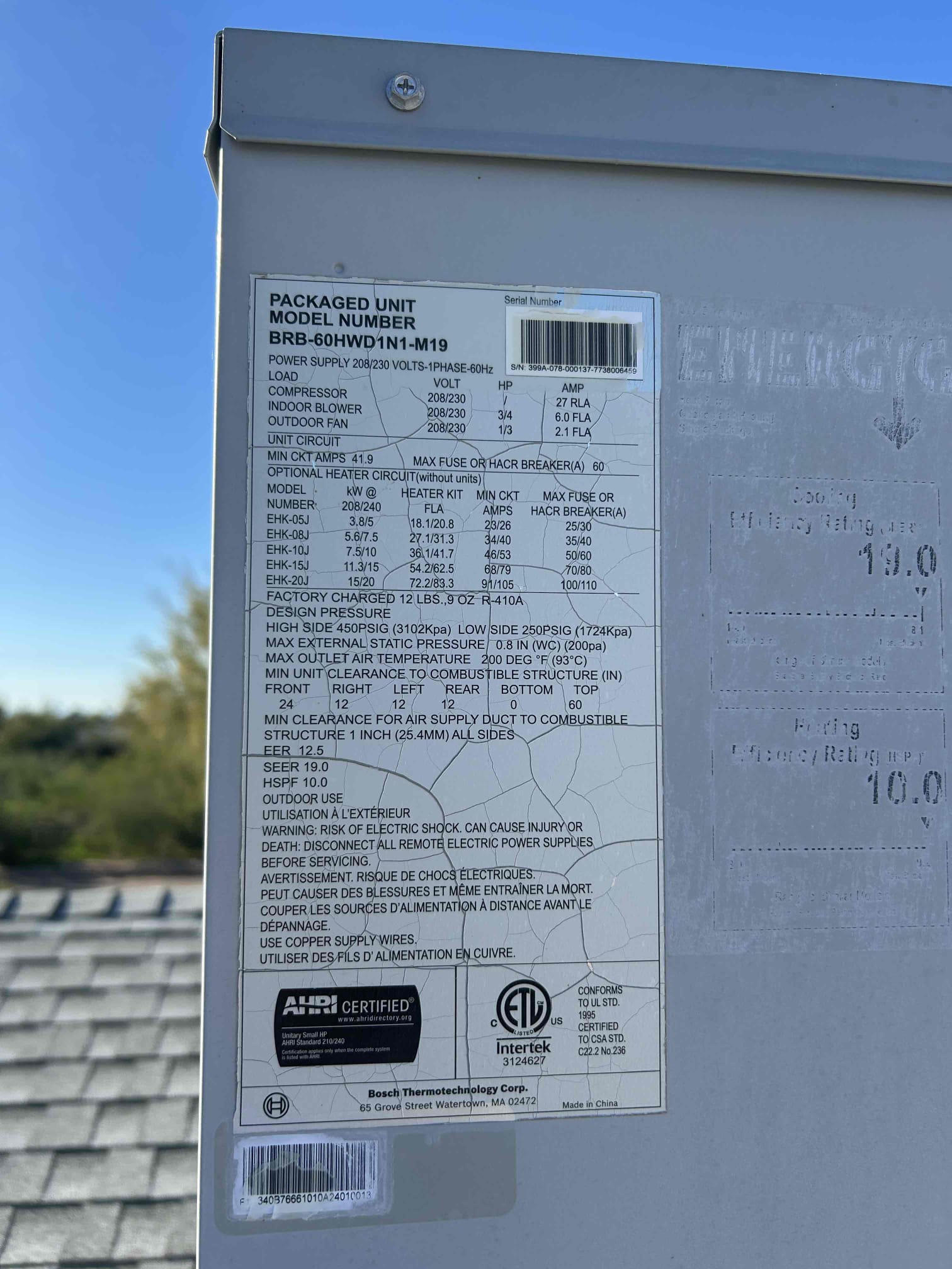 Performed inspection in cooling. No issues found at this time. Went over benefits of the Reme whole home air purifier.