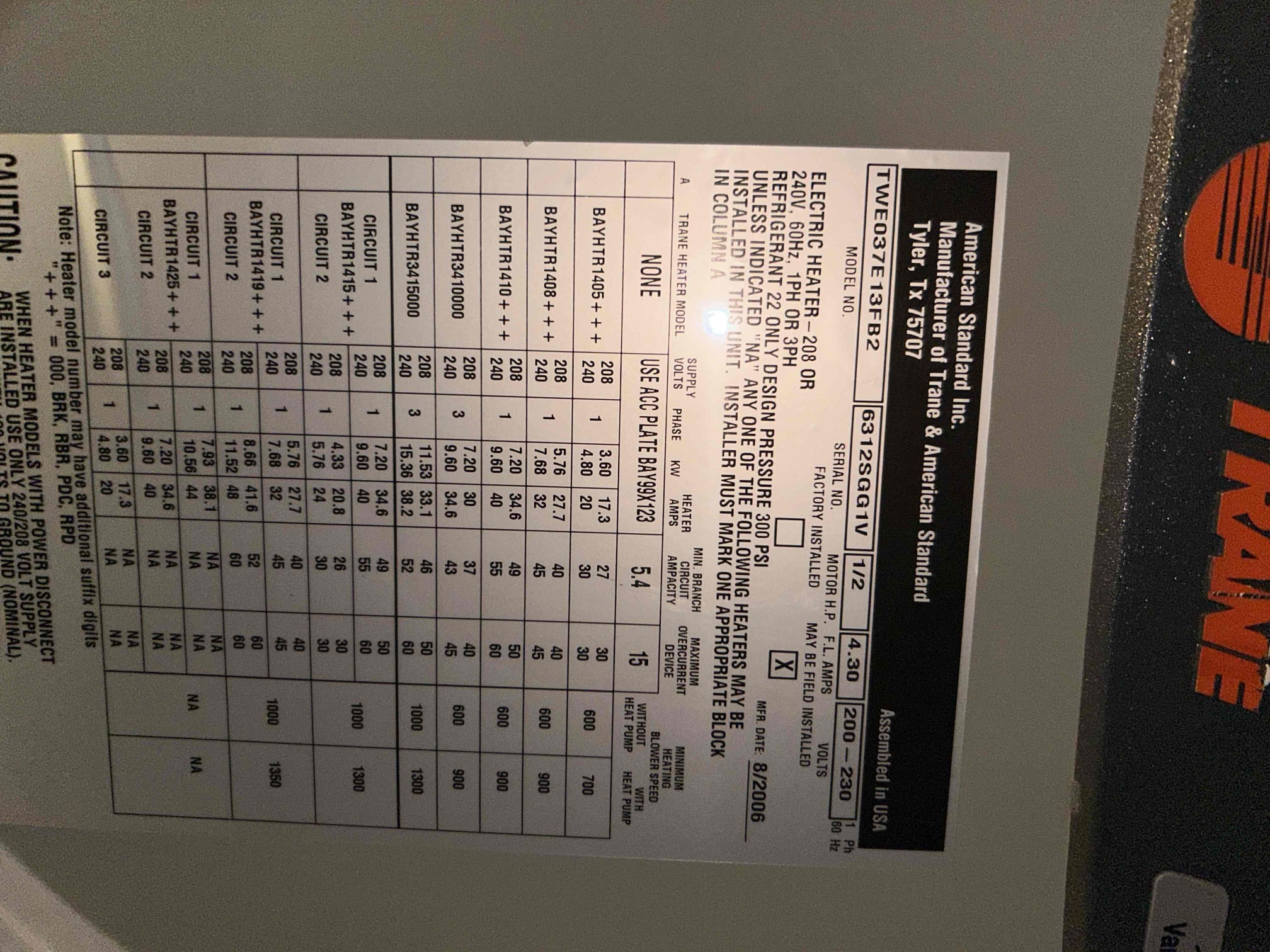 Performed heating inspection 2 units. Older unit is in need of a some work it is from 2006 and contains outdated refrigerant. Recommended replacement of parts have been attached but an appointment with our comfort advisor has also been scheduled for equipment and duct install. Both units heating at departure.