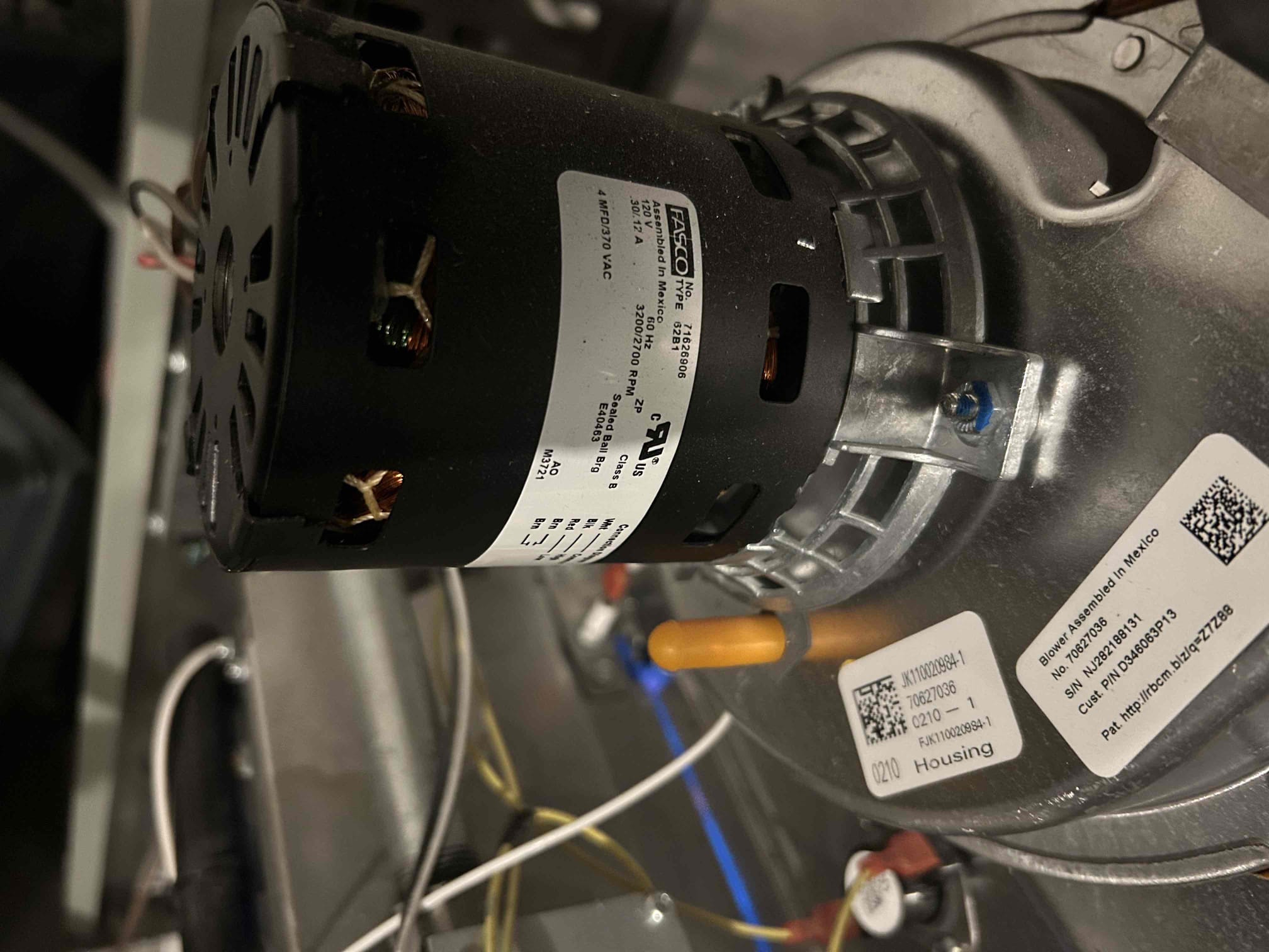 Performed inspection in heating. No issues found. Recommendations attached.