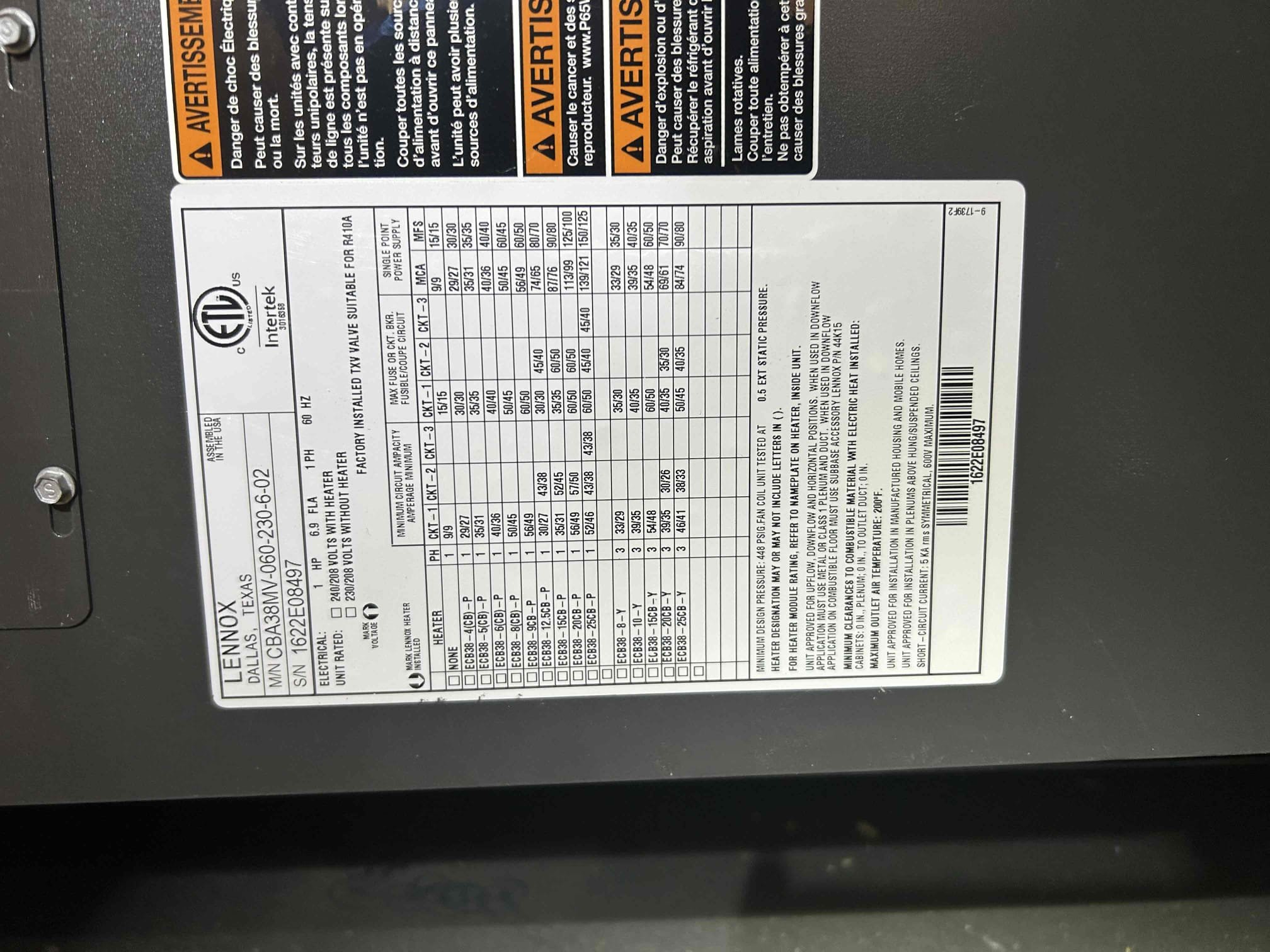 Unit is in need of the outdoor inverter boards. Parts are under warranty.