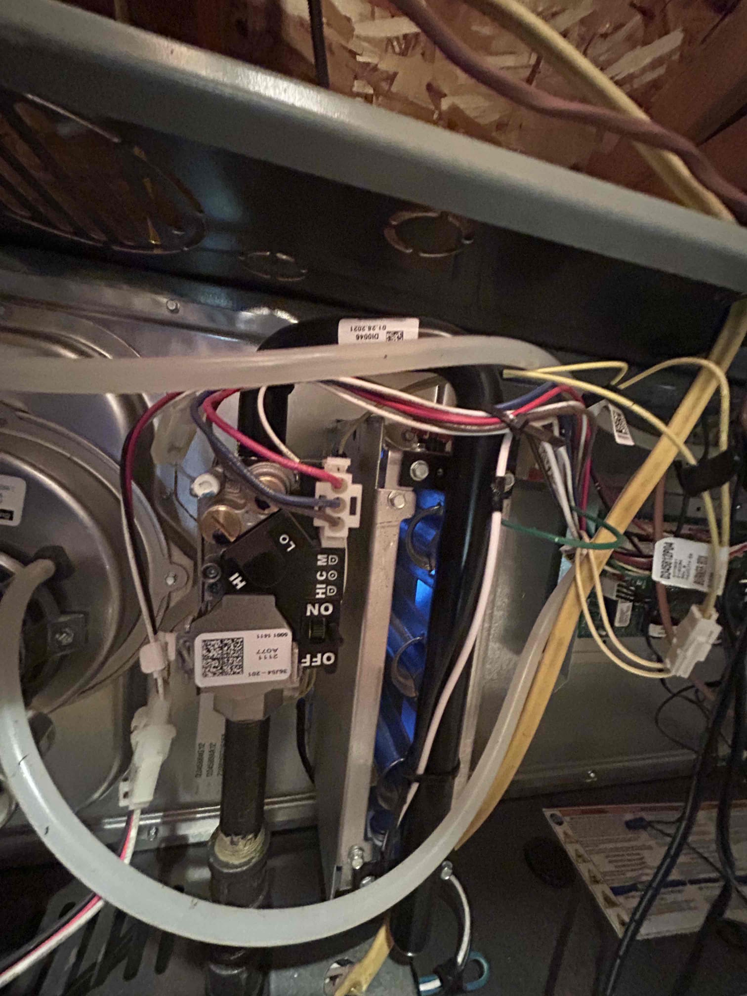 Performed inspection in heating. No issues found at this time. 