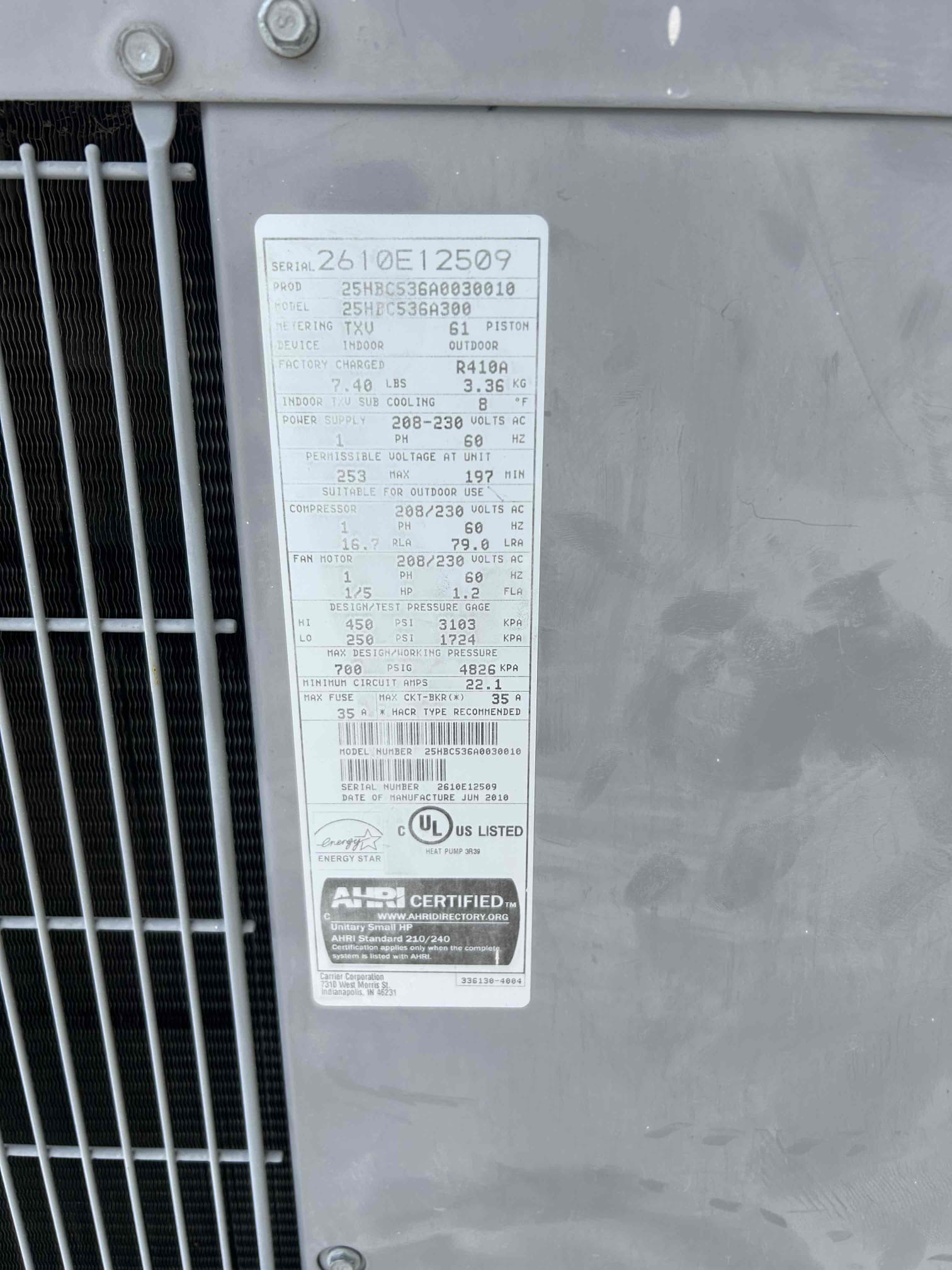 Great service call today. The house has four heat pump split units. One mini split for the wine cellar and one mini split for the garage. Customer Michelle said we are only checking before heat pump split units. We Did take a look at the wine cellar unit as well under customer consideration and everything is working great.

First, we started with the master bedroom. This is located in an exterior closet with the condenser outside near the closet door. Upon initial inspection, we found a dirty blower wheel. Temperature split look good. At the condenser, we found the capacitor to be near failing.

Next, we moved into the bar room area. This is a horizontal heat pump. The attic access is in the hall closet. The shelf is removable to allow access into the unit. This unit we found everything to be working properly at this time. We did advise customer that there are two filters on each side of the wall. Along with supply vents that are covered by wooden bookcase. Customer stated they don’t k