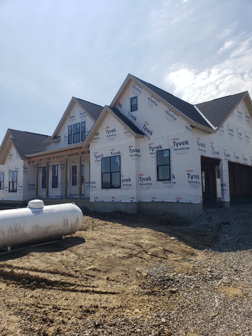 Waterfurnace geothermal heat pump installation in a 3 Pillar new construction home. 