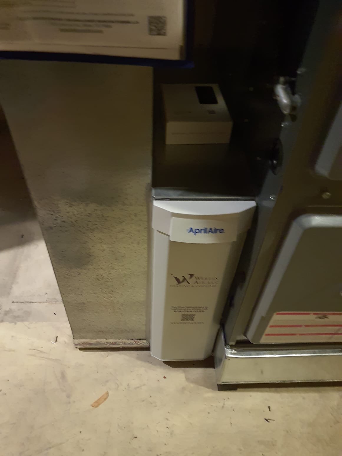 Install New Daikin FIT HVAC System
*Modulating - Variable Speed Furnace:
Model #: DR97MC0803BNA
Serial #: 2502107724
80,000 BTU's - 97% AFUE
*Variable Speed Air Conditioner:
Model #: DC6VSS3610A
Serial #: 2503141419
3 Ton - 17 SEER2
*Matching Indoor Coil: 
Model #: CAPEA3626B3
Serial #: 2506294799
*Daikin One+ Thermostat: DTST-TOU-A
Serial #: EA2410607117

Installation:
* Reconnect to existing gas line and electric
* Transition to existing supply and return ductwork
* Start up and commission new system
* Aprilaire 1210 (20x25) Media Air Cleaner
* Aprilaire 600m Humidifier 
* Replace 1 Return Air Drop
* New PVC Furnace Flue Vent
* Build Transition to 19 x 8 Supply Duct

Warranty:
12 Year Daikin manufacturers Parts Warranty (Annual maintenance must be performed)
2 Year Westin Air Labor Warranty (Annual maintenance must be performed)
Daikin manufacturers Lifetime Heat Exchanger Warranty (Annual maintenance must be performed)
